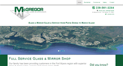 Desktop Screenshot of mcgregorglassandmirror.com