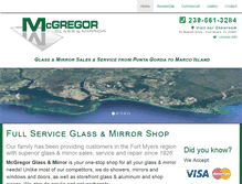 Tablet Screenshot of mcgregorglassandmirror.com